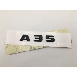 EMBLEMA LETRAS MERCEDES BENZ CLASE A A35 NEGRAS