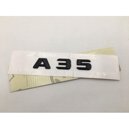 EMBLEMA LETRAS MERCEDES BENZ CLASE A A35 NEGRAS