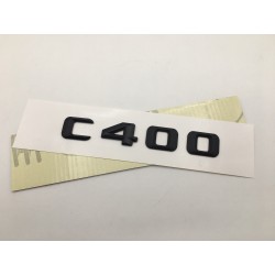 EMBLEMA LETRAS MERCEDES BENZ CLASE C C400 NEGRAS