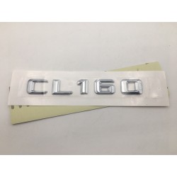 EMBLEMA LETRAS MERCEDES BENZ CLASE CL CL160 CROMADAS