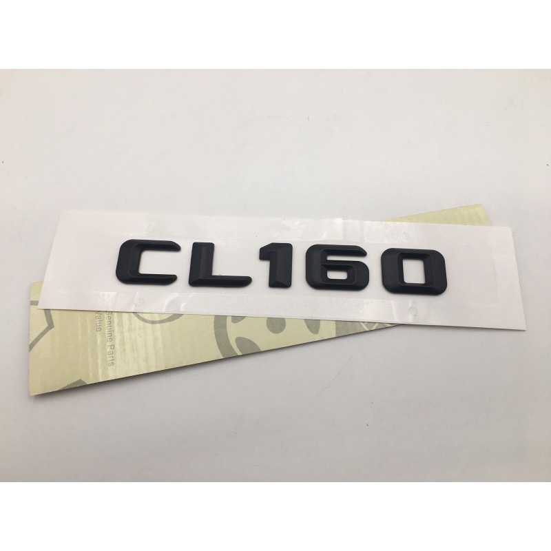 EMBLEMA LETRAS MERCEDES BENZ CLASE CL CL180 NEGRAS