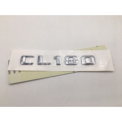 EMBLEMA LETRAS MERCEDES BENZ CLASE CL CL180 CROMADAS