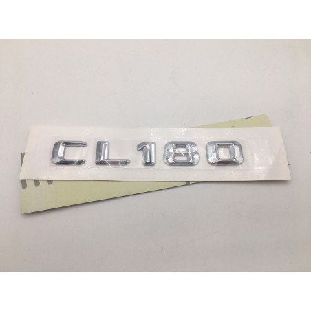 EMBLEMA LETRAS MERCEDES BENZ CLASE CL CL180 CROMADAS