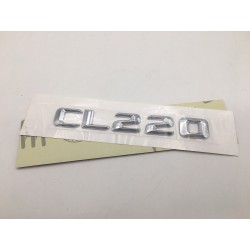 EMBLEMA LETRAS MERCEDES BENZ CLASE CL CL220 CROMADAS