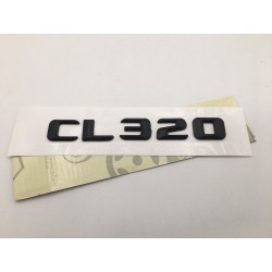 EMBLEMA LETRAS MERCEDES BENZ CLASE CL CL320 NEGRAS