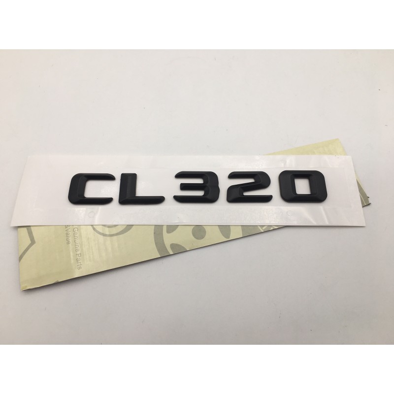 EMBLEMA LETRAS MERCEDES BENZ CLASE CL CL320 NEGRAS