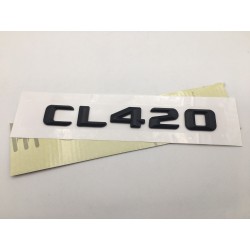 EMBLEMA LETRAS MERCEDES BENZ CLASE CL CL420 NEGRAS