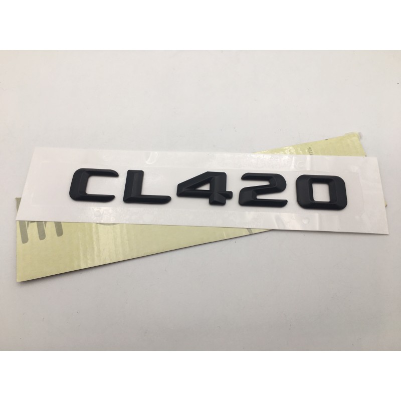 EMBLEMA LETRAS MERCEDES BENZ CLASE CL CL420 NEGRAS