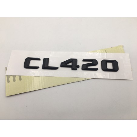 EMBLEMA LETRAS MERCEDES BENZ CLASE CL CL420 NEGRAS