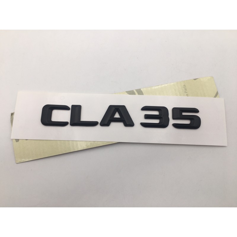 EMBLEMA LETRAS MERCEDES BENZ CLASE CLA CLA35 NEGRAS