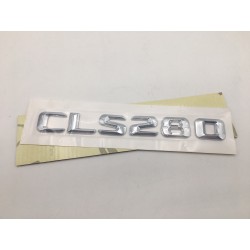 EMBLEMA LETRAS MERCEDES BENZ CLASE CLS CLS280 CROMADAS