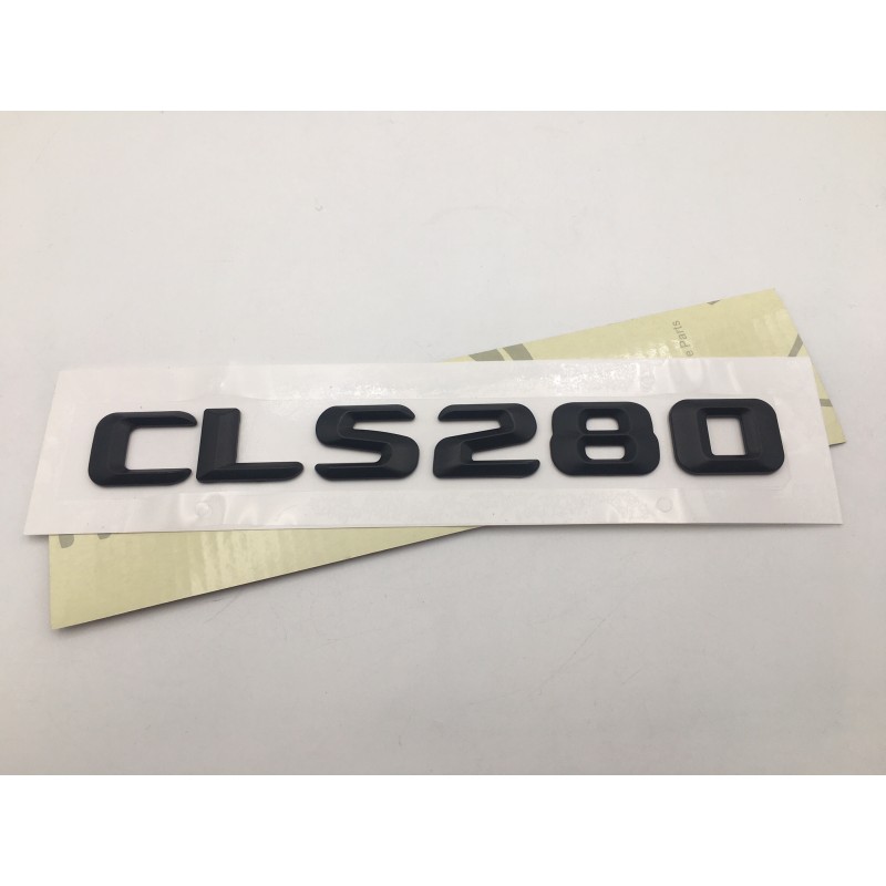 EMBLEMA LETRAS MERCEDES BENZ CLASE CLS CLS280 NEGRAS