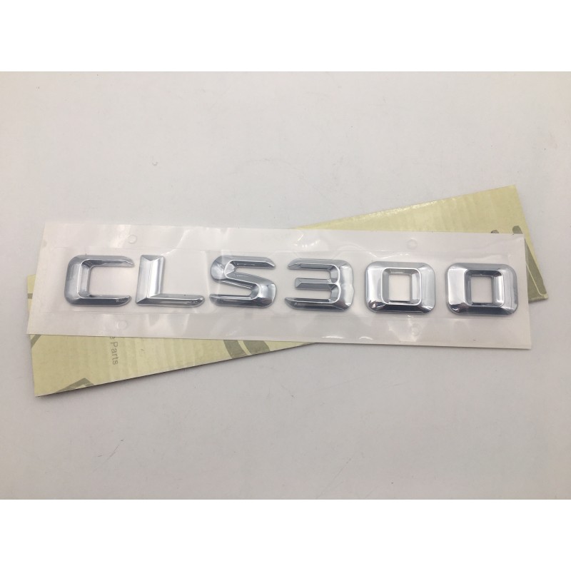 EMBLEMA LETRAS MERCEDES BENZ CLASE CLS CLS300 CROMADAS