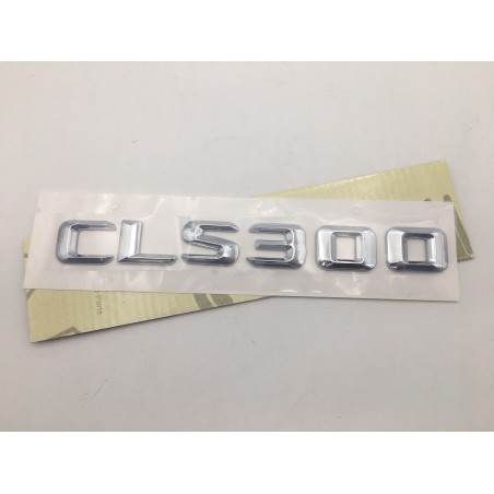 EMBLEMA LETRAS MERCEDES BENZ CLASE CLS CLS300 CROMADAS