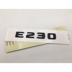 EMBLEMA LETRAS MERCEDES BENZ CLASE E E230 NEGRAS