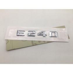 EMBLEMA LETRAS MERCEDES BENZ CLASE E E240 CROMADAS