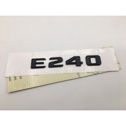 EMBLEMA LETRAS MERCEDES BENZ CLASE E E240 NEGRAS