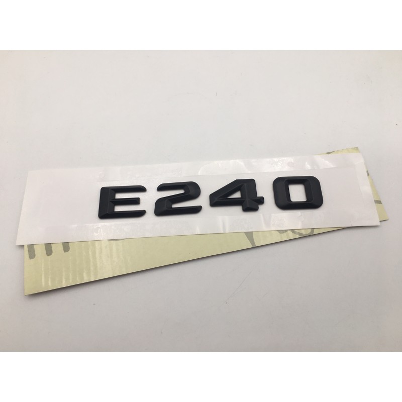 EMBLEMA LETRAS MERCEDES BENZ CLASE E E240 NEGRAS