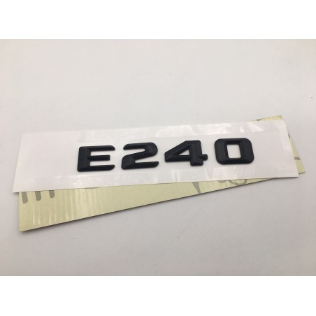 EMBLEMA LETRAS MERCEDES BENZ CLASE E E240 NEGRAS