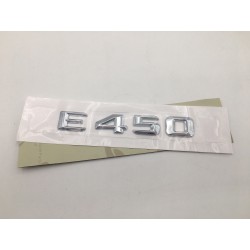 EMBLEMA LETRAS MERCEDES BENZ CLASE E E450 CROMADAS