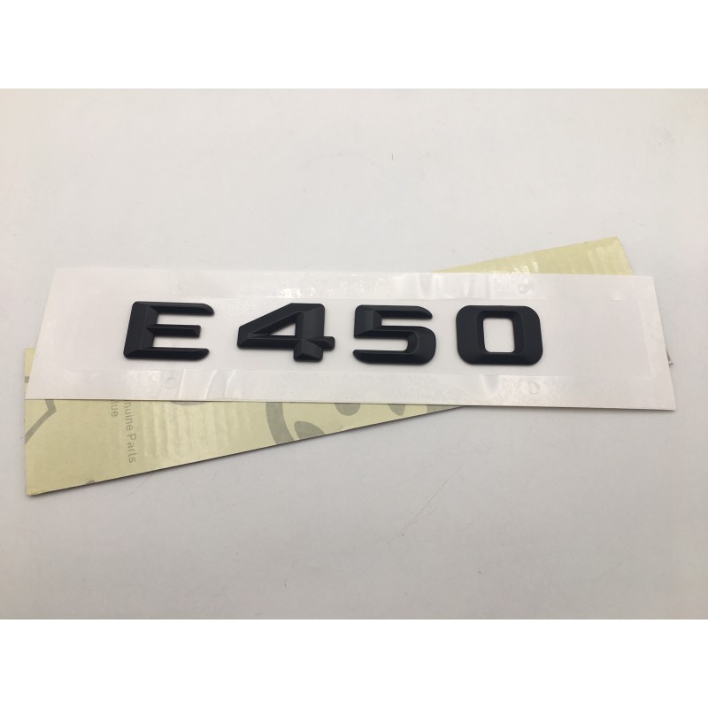 EMBLEMA LETRAS MERCEDES BENZ CLASE E E450 NEGRAS