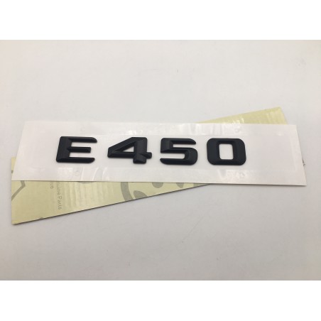 EMBLEMA LETRAS MERCEDES BENZ CLASE E E450 NEGRAS