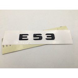 EMBLEMA LETRAS MERCEDES BENZ CLASE E E53 NEGRAS
