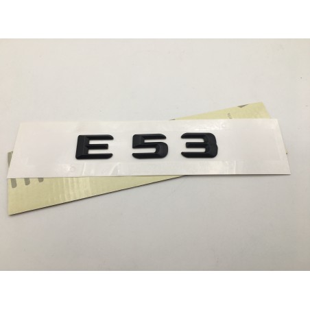 EMBLEMA LETRAS MERCEDES BENZ CLASE E E53 NEGRAS