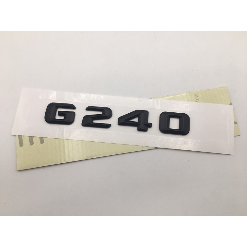 EMBLEMA LETRAS MERCEDES BENZ CLASE G G240 NEGRAS