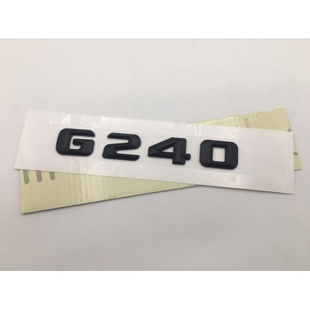 EMBLEMA LETRAS MERCEDES BENZ CLASE G G240 NEGRAS