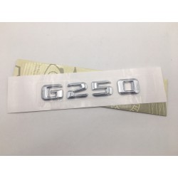 EMBLEMA LETRAS MERCEDES BENZ CLASE G G250 CROMADAS