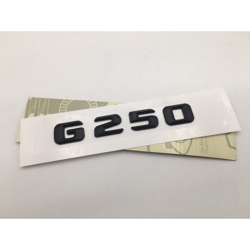 EMBLEMA LETRAS MERCEDES BENZ CLASE G G250 NEGRAS