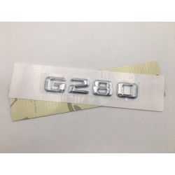 EMBLEMA LETRAS MERCEDES BENZ CLASE G G280 CROMADAS