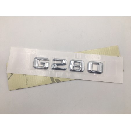 EMBLEMA LETRAS MERCEDES BENZ CLASE G G280 CROMADAS