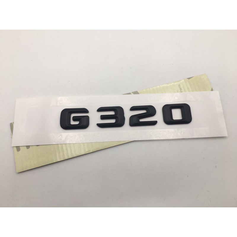 EMBLEMA LETRAS MERCEDES BENZ CLASE G G320 NEGRO