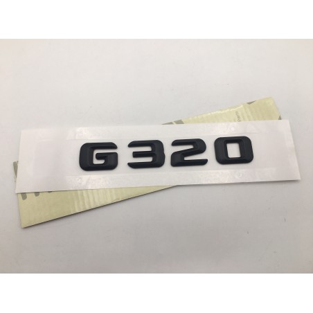 EMBLEMA LETRAS MERCEDES BENZ CLASE G G320 NEGRO