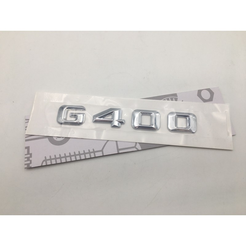 EMBLEMA LETRAS MERCEDES BENZ CLASE G G400 CROMADAS
