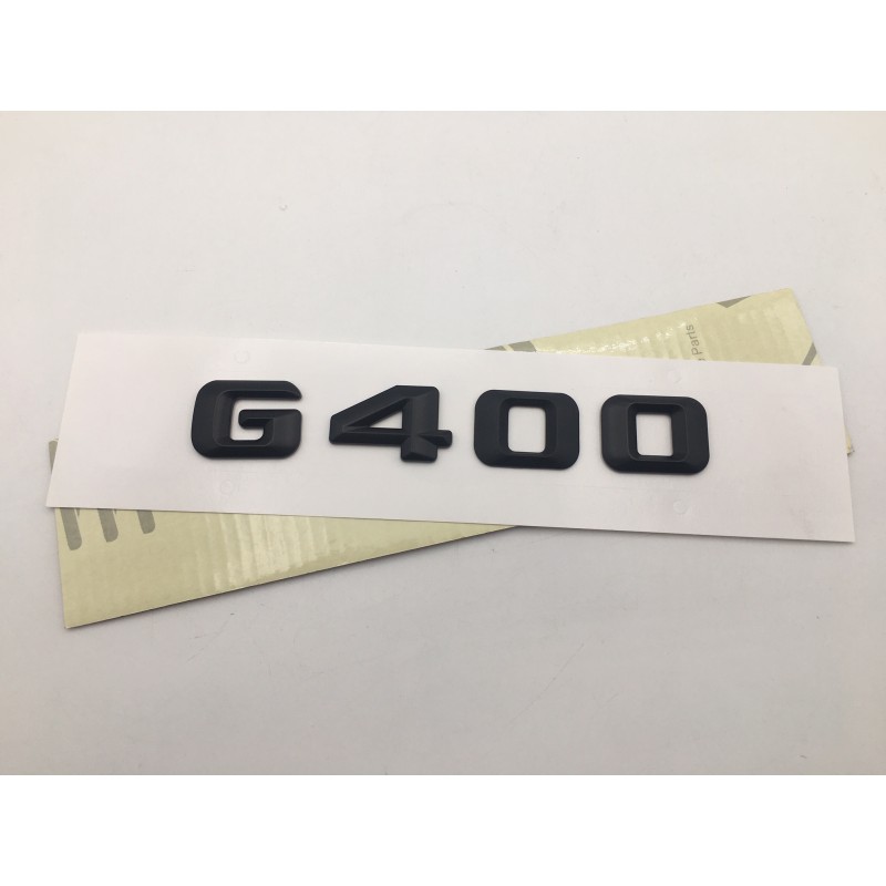 EMBLEMA LETRAS MERCEDES BENZ CLASE G G400 NEGRAS