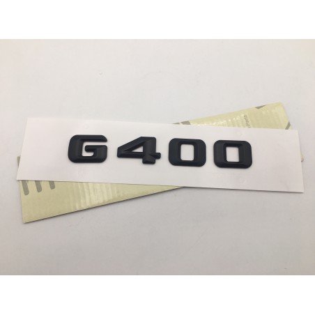 EMBLEMA LETRAS MERCEDES BENZ CLASE G G400 NEGRAS