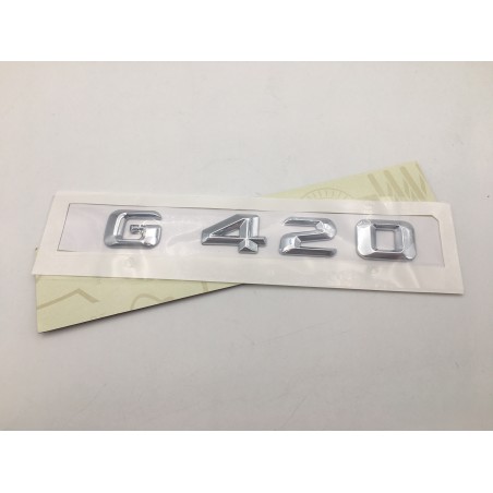 EMBLEMA LETRAS MERCEDES BENZ CLASE G G420 CROMADAS