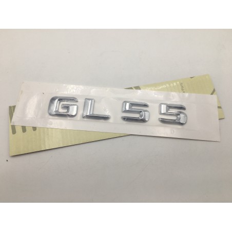 EMBLEMA LETRAS MERCEDES BENZ CLASE GL GL55 CROMADAS
