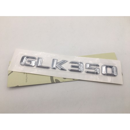 EMBLEMA LETRAS MERCEDES BENZ CLASE GLK GLK350 CROMADAS