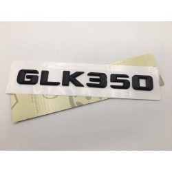 EMBLEMA LETRAS MERCEDES BENZ CLASE GLK GLK350 NEGRAS