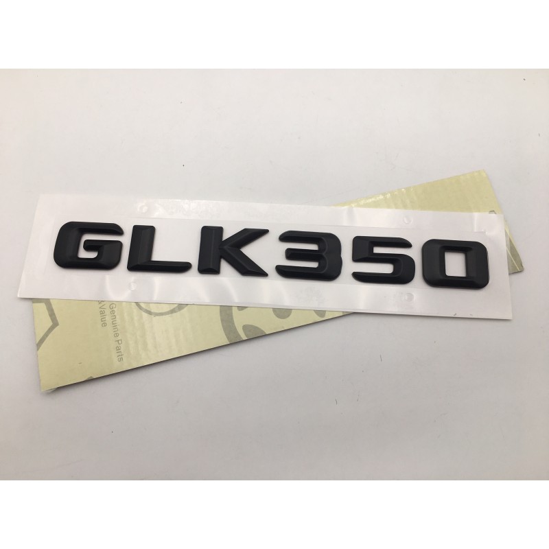 EMBLEMA LETRAS MERCEDES BENZ CLASE GLK GLK350 NEGRAS