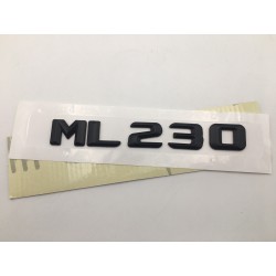 EMBLEMA LETRAS MERCEDES CLASE ML ML230 NEGRAS