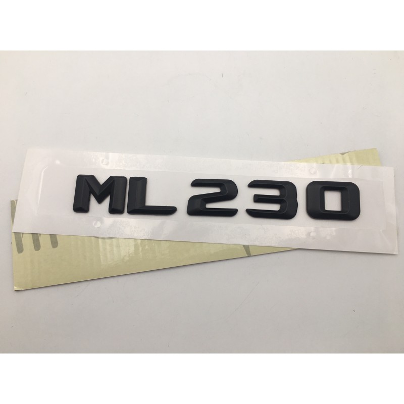 EMBLEMA LETRAS MERCEDES CLASE ML ML230 NEGRAS