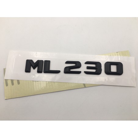 EMBLEMA LETRAS MERCEDES CLASE ML ML230 NEGRAS