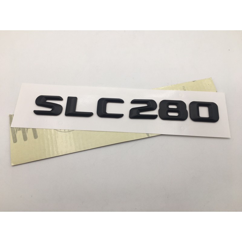 EMBLEMA LETRAS MERCEDES BENZ CLASE SLC SLC280 NEGRO