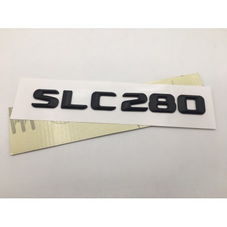 EMBLEMA LETRAS MERCEDES BENZ CLASE SLC SLC280 NEGRO