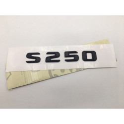 EMBLEMA LETRAS MERCEDES BENZ CLASE S S250 NEGRO